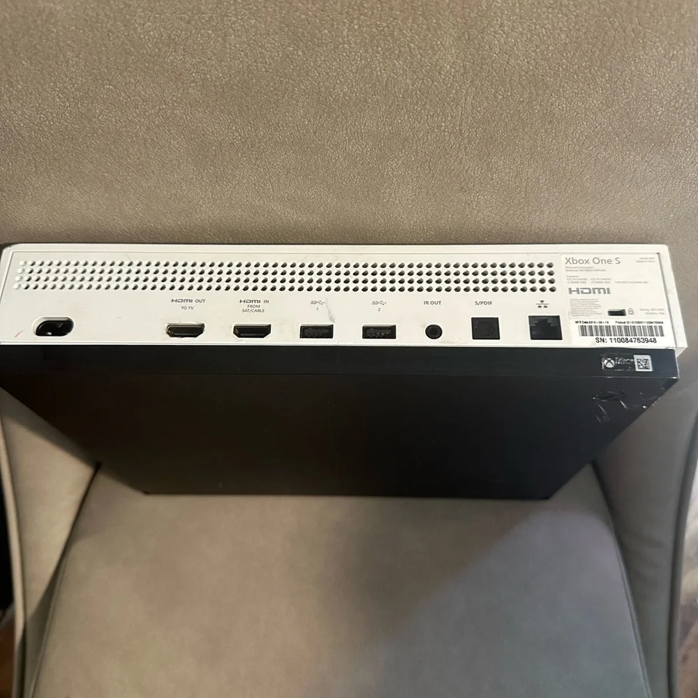 Xbox One S Console - White and Black